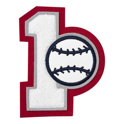 LJ7009BB: 1 Digit Jersey Number - Chenille with Symbol - Sport Touch - Baseball